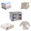 3PCS 66L Folding Storage Box Fabric&Steel Frame Wardrobe Organizer 4