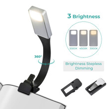 Uppladdningsbart LED-Ljus för E-Bok för Paper Ny USB-LäSlampa Boklampa LampkläMma för BokläSare i Resor i Sovrummet 3Model
