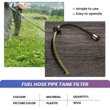 5Pcs/Set Replacement Fuel Hose Pipe Tank Filter for Strimmer Trimmer Brush Cutter Chainsaw Fuel Filter