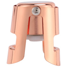 Champagne Bottle Stopper Rose Gold Stainless Steel Champagne Sealer Plug Super Powerful Vacuum Seal Reusable Wine Saver
