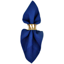 6 Pcs Napkin Rings Set Dining Table Setting Bridal Napkins Rings Glossy Napkin Holder Adornment for Party Wedding Dinner Occasions Decor