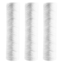 3Pcs Water Purifier 10 Inch String Wound Filter Cartridge 5 Micrometre PP Cotton Filter Sedmient Filter