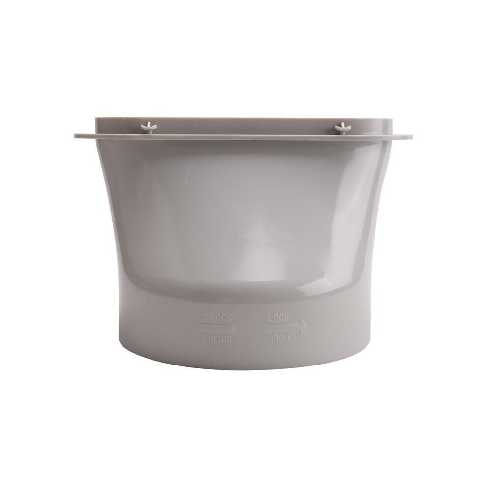 15Cm Portable Air Conditioner Window Exhaust Duct Pipe Hose Interface Connector(Flat Nozzle) 4712553286805