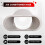 15CM Portable Air Conditioner Window Exhaust Duct Pipe Hose Interface Connector(Flat Nozzle) 2