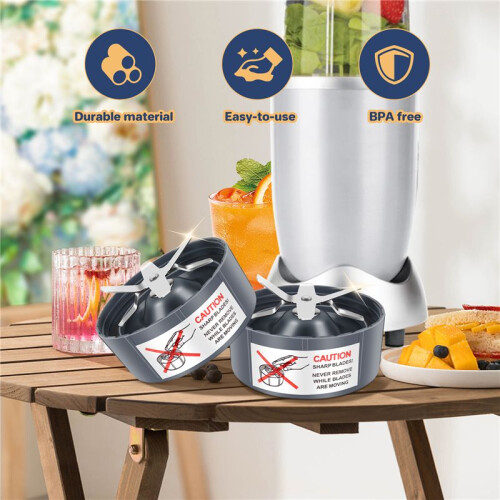 3 Pieces Replacement Extractor Blade for Nutribullet 600W/ 900W Models Replacement Parts Blade 2