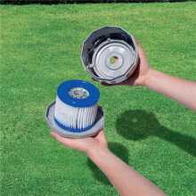 3Pcs Pool Filter Cartridges 89x79x45Mm Replacement Swimming Pool Filter for Pool Filter Pump Cleaner