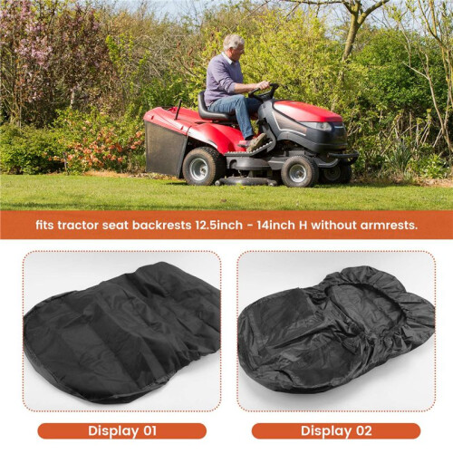 Universal Riding Lawn Mower Tractor  Cover Padded Comfort Pad Storage Pouch Medium 2