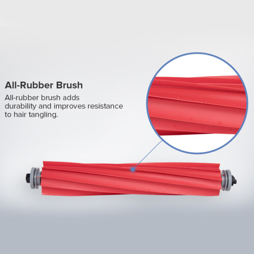 Rubber Main Brush for  S7 Robotic Vacuum Cleaner Parts Replacement Roller Brush 2