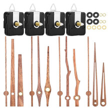 Parti del Meccanismo del Movimento 'Orologio al Quarzo da 4 Pezzi con 4 Tipi Lancette 'Orologio nel Legno di Noce Accessori 'Orologio per