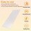 10 Inch Stainless Steel Cake Scraper Large  Stripe  Smoother Scraper Cake Decorating Comb Cake Scraper 5