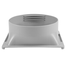 Air Conditioner Exhaust Hose Interface, Portable Home Mobile Air Conditioner Body Fitting Connector, Square 15cm