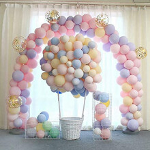 100 Piezas Globos Macaron, Globos de Colores Pastel, Globos de DecoracióN para Fiesta, CumpleañOs, Boda, Compromiso, Baby Shower