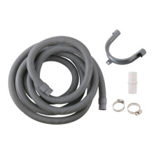 4 Pcs Washing Machine Drainage Pipe Hose,Washer Drain Hose for Washing Drainage Pipe,with U Shape Holder,13.2 Feet Long