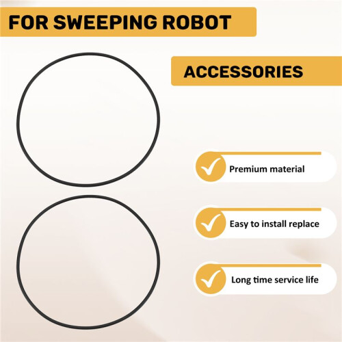 2Pcs Suitable for  Deebot De55 / 53Dn55 / 520 / T5 Sweeping Robot Accessories Motor LDS Belt 2