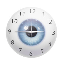 el Ojo Globo Ocular con Belleza Contacto Pupila Vista de NúCleo Vista OftalmologíA Reloj de Pared Mudo Tienda óPtica Novedad Reloj de Pared