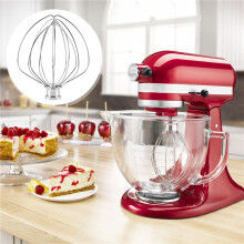 KN256WW 6-Wire Whip Attachment for 5-6 Quart Bowl-Lift Stand Mixer Accessory Replacement, Egg Cream Stirrer