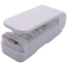 Sealer Plastic Package Storage Bag  Sealing Machine Handy Sticker and Seals for Food Snack Kitchen Accessories White