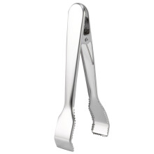 2 Pcs Stainless Steel Ice Tongs with Sawteeth for Ice Bucket Ice Sugar Cubes Coffee Bar Food Serving
