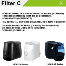 3 Pack Humidifier Wicking Filters for HC-888, HC-888N, Filter C, Designed to Fit for HCM-890 HEV-320