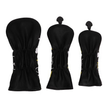 3PCS Golf Club Headcovers for Driver Woods