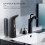 Black Automatic Soap Dispenser Touchless, Auto Liquid Soap Dispenser for Kitchen Bathroom 400Ml 3