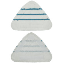 2Pcs Steam Mop Replacement Pads Triangle Washable Cloth Microfiber Steam Mop Pads Mop Pad Steam Mop Replacement