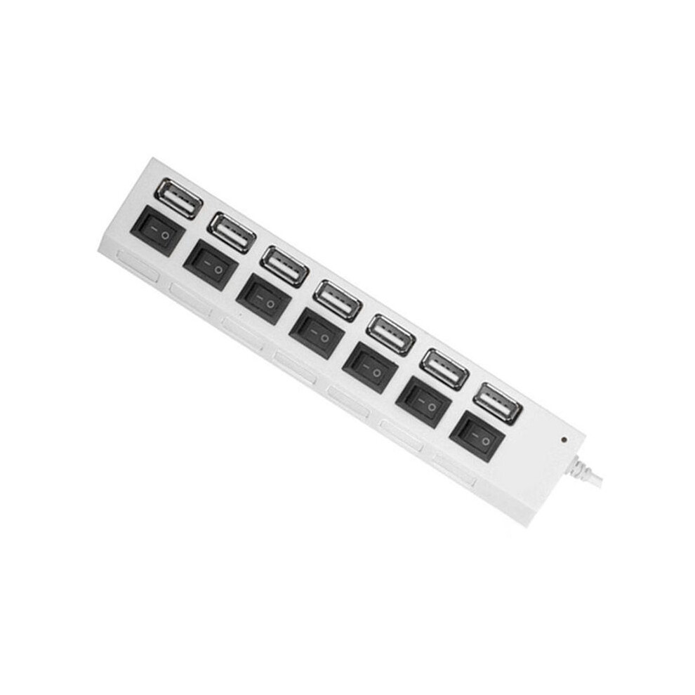 Usb Hub 2.0 Usb Splitter Multi Hub Adapter Usb Several Power Adapter With Accessories For Pc Laptop, White 6033932622792