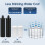 2PCS Water Filter Replacement for  Black Activated Carbon BB9-2 Filters for Gravity-Fed Water Filter System 4