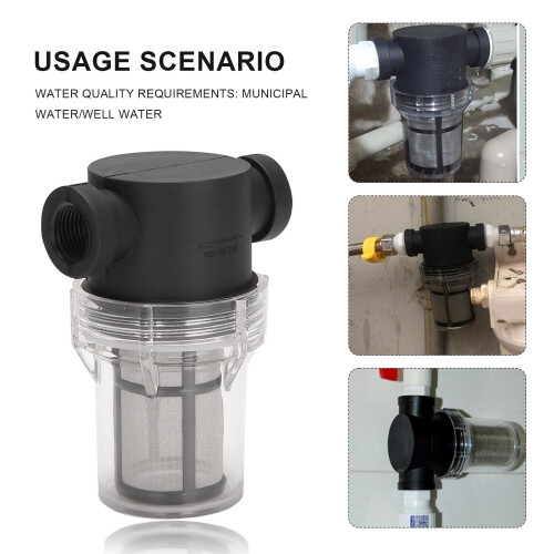 Garden Pond Inline Mesh Strainer Water Pump Filter Irrigation High Flow Pipeline Filter 2