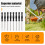 8 pcs Screwdriver Carburetor Adjustment Tool Single D Double D Hexagon Hex Socket Kit Set 5