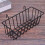 2 Pack Wall Grid Panel Hanging Wire Basket,Grid Wall Storage Basket,Wall Mount Baskets Display Shelves for Kitchen,Home 8