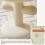 Bedside Table with Flower Shape and Adjustable Stability Base, Small Round Side Table for Bedroom Sofa (Beige) 4