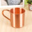 Pure Copper Moscow Mule Mug Solid SläT Utan Innerfoder för Cocktail Kaffe ÖL MjöLk Vattenkopp Hemmabar Dryckesartiklar Cool 6