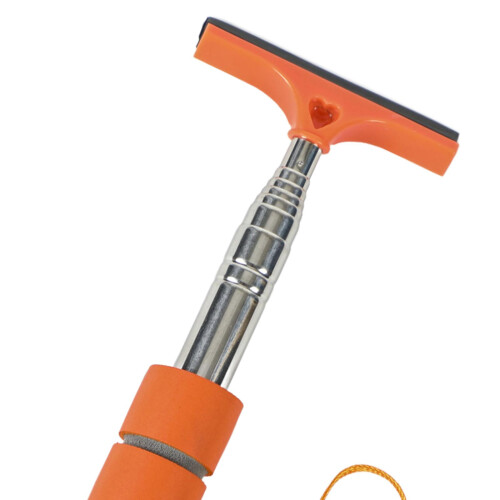 Auto Mirror Squeegee Cleaner Long Handle for Cleaning Shower Glass Doo 2