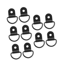 10 Pieces D Rings for Trailers D Shape Tie Down Anchor Rings for Yacht