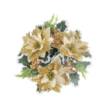 Christmas Candle Ring Wreath Christmas Wreath for Living Room Farmhous