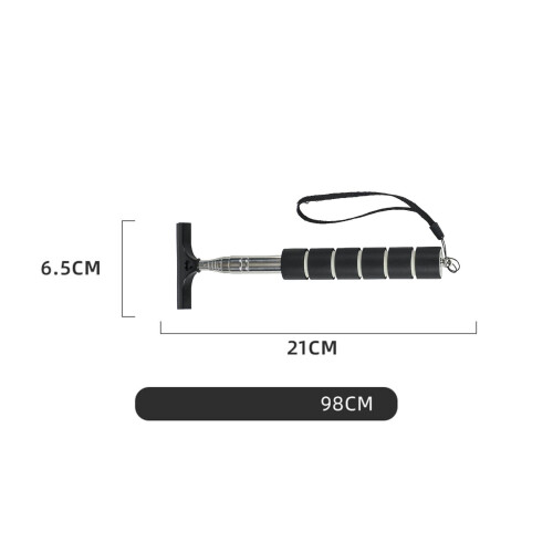 Auto Mirror Squeegee Cleaner Long Handle for Cleaning Shower Glass Doo 1
