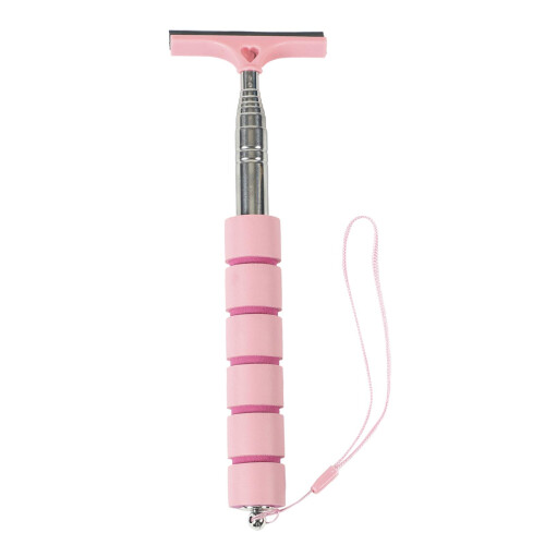 Auto Mirror Squeegee Cleaner Long Handle for Cleaning Shower Glass Doo