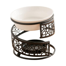 Ceramic Essential Oil Burner Tealight Candle Holder Decor Candlestick