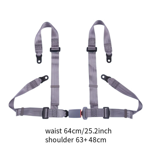 4 Points Safe Harness Comfortable Smooth Seat Belt for ATV UTV Go Kart 1