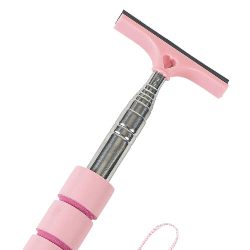 Auto Mirror Squeegee Cleaner Long Handle for Cleaning Shower Glass Doo 2