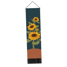Sunflower Wall Tapestry Rectangle Long Unique Bedroom Living Room Deco