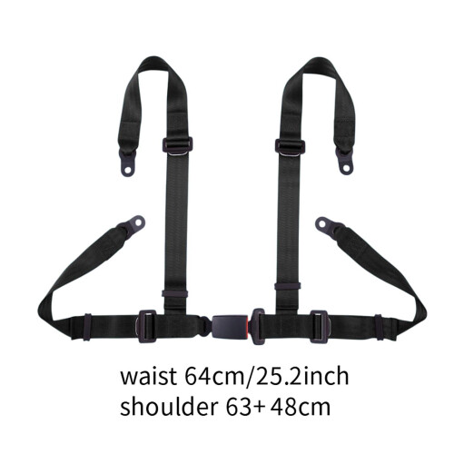4 Points Safe Harness Comfortable Smooth Seat Belt for ATV UTV Go Kart 1