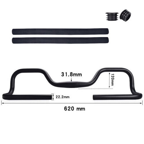 Touring Bicycle Butterfly Handlebar Bicycle Handlebar for BMX Mountain 1