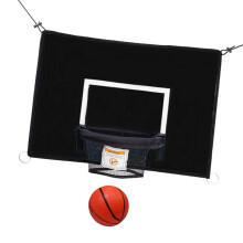 Trampolines Basketball Hoop Attachment Toy Outside with Ball Basketbal