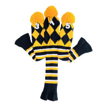 3Pcs for Woods Driver Fairway 1 3 5 Handmade Knitted Golf Club Head Co