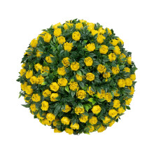 Simulation Plant Flower Hanging Topiary Ball 7.8inch Elegant for Coffe