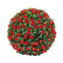 Simulation Plant Flower Hanging Topiary Ball 7.8inch Elegant for Coffe