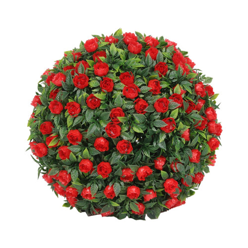 Simulation Plant Flower Hanging Topiary Ball 7.8inch Elegant for Coffe