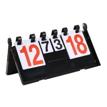 Score Card Flipper Compact Flip Score Board for Basketball Volleyball